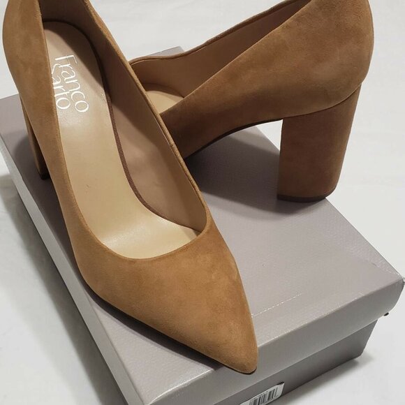 Franco Sarto Palma Women shoes Tan Suede Classic Pumps - Picture 6 of 9